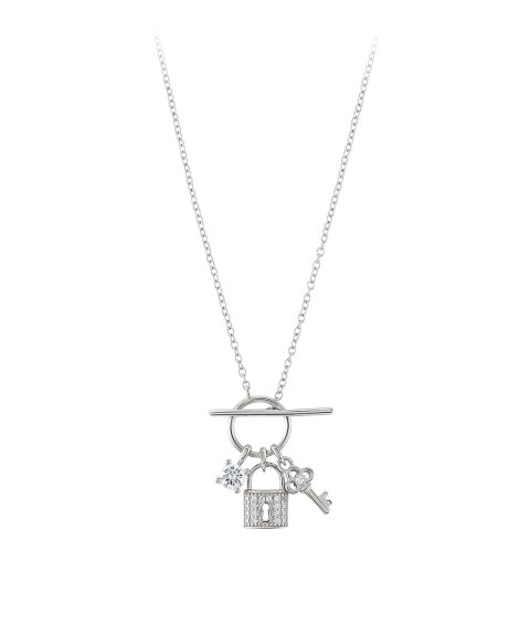 Unike Jewellery Valentines Day Key and Lock Joia Colar Mulher UK.CL.JT0025.00.00