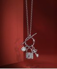 Unike Jewellery Valentines Day Key and Lock Joia Colar Mulher UK.CL.JT0025.00.00