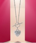 Unike Jewellery Dia da Mãe Coração e Travinca Joia Colar Mulher UK.CL.JT0035.00.00