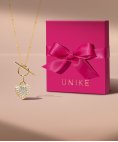 Unike Jewellery Dia da Mãe Coração e Travinca Joia Colar Mulher UK.CL.JT0036.00.00