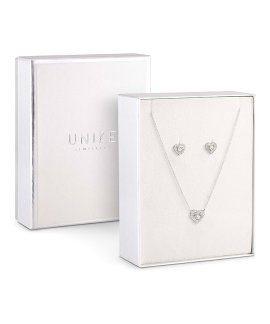 Unike Jewellery Classy and Chic Stardust Joia Colar Brincos Set Mulher UK.PK.1204.0015
