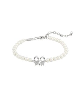 Unike Jewellery Mum - Girl and Boy Pearls Joia Pulseira Mulher UK.PU.1110.0011