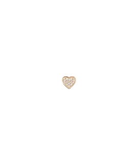 Unike Jewellery Brinco Individual Matchy Heart Gold Joia Brincos Mulher UK.TN.1204.0046