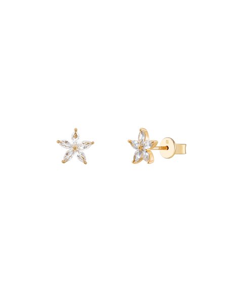 Unike Jewellery Matchy Navete Flower Joia Brincos Mulher UK.TN.1204.0065