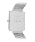 Obaku Kvadrat Relógio Mulher V236LXCIMC