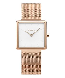 Obaku Kvadrat Relógio Mulher V236LXVIMV