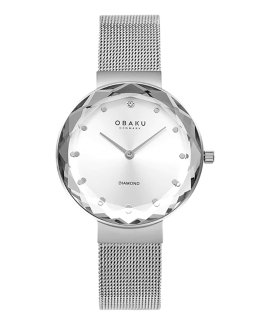 Obaku Facet Steel Relógio Mulher V300LXCIMC
