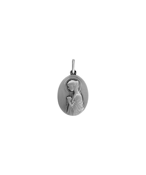 Pereirinha Virgem com Flores 24mm Joia Pendente Colar Medalha VOVFLO24MM Pereirinha Virgem com Flores 24mm Joia Pendente Colar Medalha VOVFLO24MM