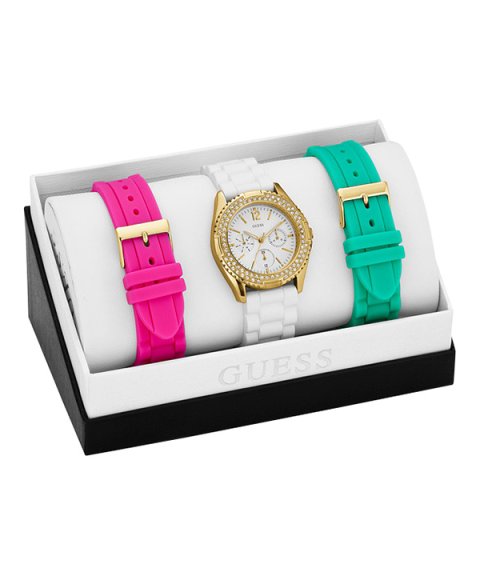 Guess Rock Candy Relógio Box Set Mulher W0350L1