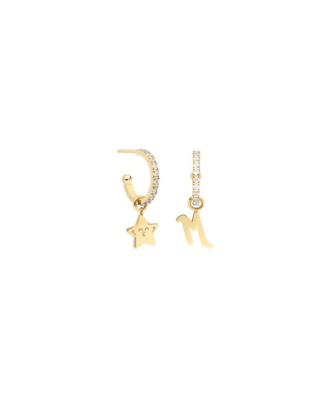 Mr. Wonderful Magic Letters M Joia Brincos WJ10111 Mr. Wonderful Magic Letters M Joia Brincos WJ10111