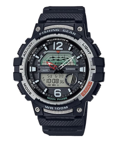Casio Collection Fishing Gear Relógio Homem WSC-1250H-1AVEF Casio Collection Fishing Gear Relógio Homem WSC-1250H-1AVEF