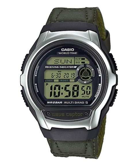 Casio Collection Wave Ceptor Relógio Homem WV-M60B-3AER Casio Collection Wave Ceptor Relógio Homem WV-M60B-3AER
