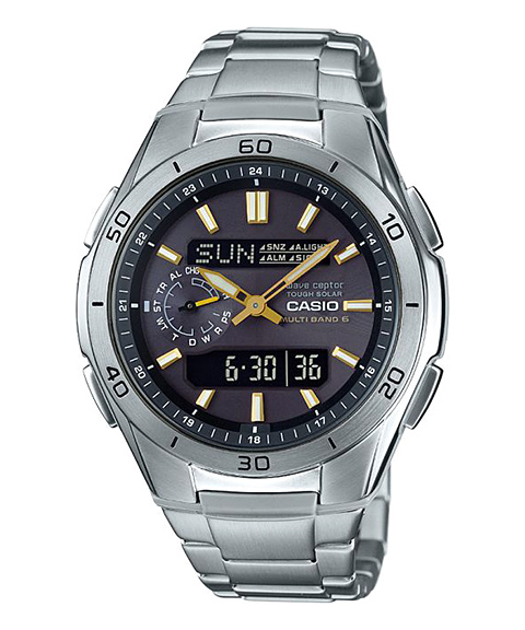 Casio Collection Wave Ceptor Relógio Homem WVA-M650D-1A2ER Casio Collection Wave Ceptor Relógio Homem WVA-M650D-1A2ER
