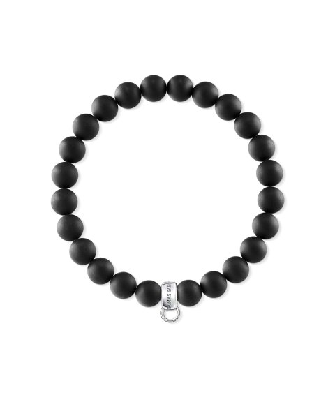 Thomas Sabo Charm Bracelet Black Joia Pulseira X0219-023-11 Thomas Sabo Charm Bracelet Black Joia Pulseira X0219-023-11