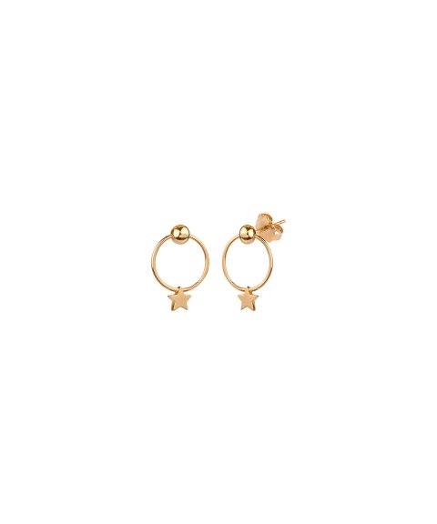 Vidal & Vidal Hoop Star Joia Brincos Essentials Mulher X76192 Vidal & Vidal Hoop Star Joia Brincos Essentials Mulher X76192