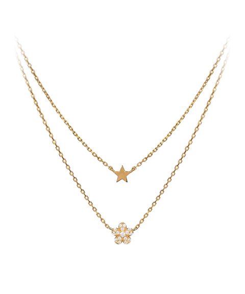 Vidal & Vidal Flower and Star Joia Colar Trendy Mulher X7630040 Vidal & Vidal Flower and Star Joia Colar Trendy Mulher X7630040