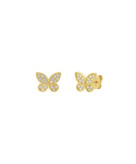 Pereirinha Borboleta Joia Brincos Mulher XJBR1063D