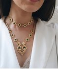 Portugal Jewels Ana Moura Rainha Esmeralda Joia Colar Mulher XPC1086AM.ED Portugal Jewels Ana Moura Rainha Esmeralda Joia Colar Mulher XPC1086AM.ED