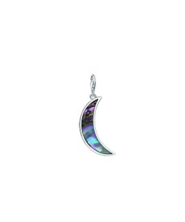 Thomas Sabo Moon Abalone Mother of Pearl Turquoise Joia Charm Mulher Y0007-509-7