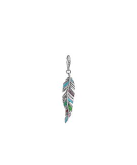 Thomas Sabo Ethnic Feather Joia Charm Mulher Y0034-340-7