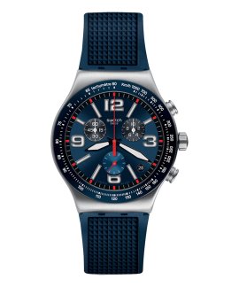 Swatch Irony Blue Grid Relógio Chronograph Homem YVS454