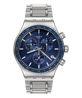 Swatch Cobalt Lagoon Relógio Cronógrafo YVS496G