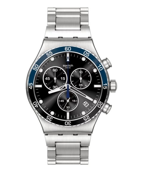 Swatch The May Collection Dark Blue Irony Relógio Cronógrafo YVS507G Swatch The May Collection Dark Blue Irony Relógio Cronógrafo YVS507G