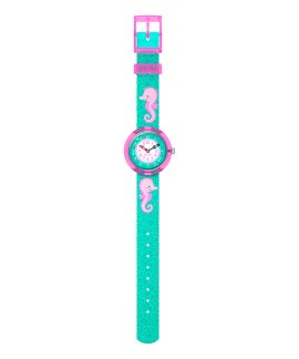 Flik-Flak Bubbly Seahorse Relógio ZFBNP256