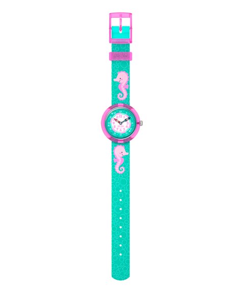 Flik-Flak Bubbly Seahorse Relógio ZFBNP256