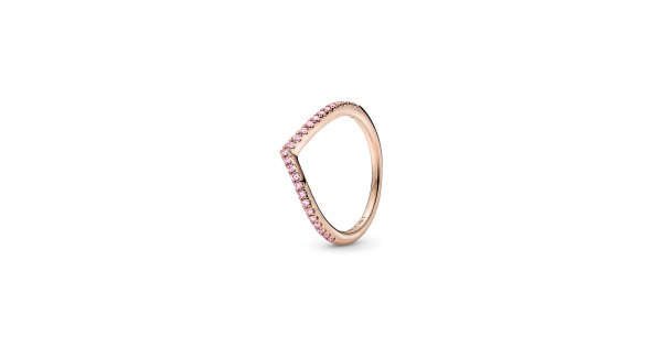 Pandora Rose Timeless Wish Sparkling Pink Joia Anel Mulher 186316C02 ...