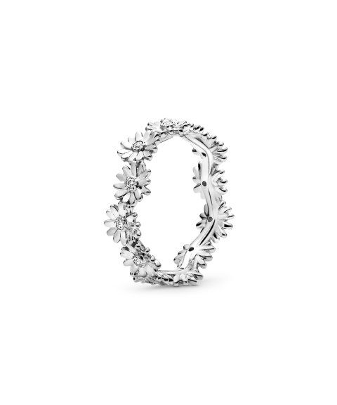 Pandora Sparkling Daisy Flower Crown Joia Anel Mulher 198799C01 ...