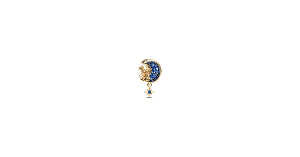 Pandora Shine Disney Mickey and Minnie Crescent Moon Joia Conta ...