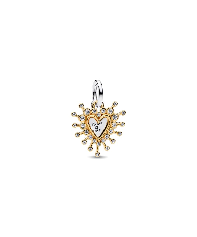 Pandora Radiant Heart Joia Conta Pendente Pulseira Mulher 764141C01 ...