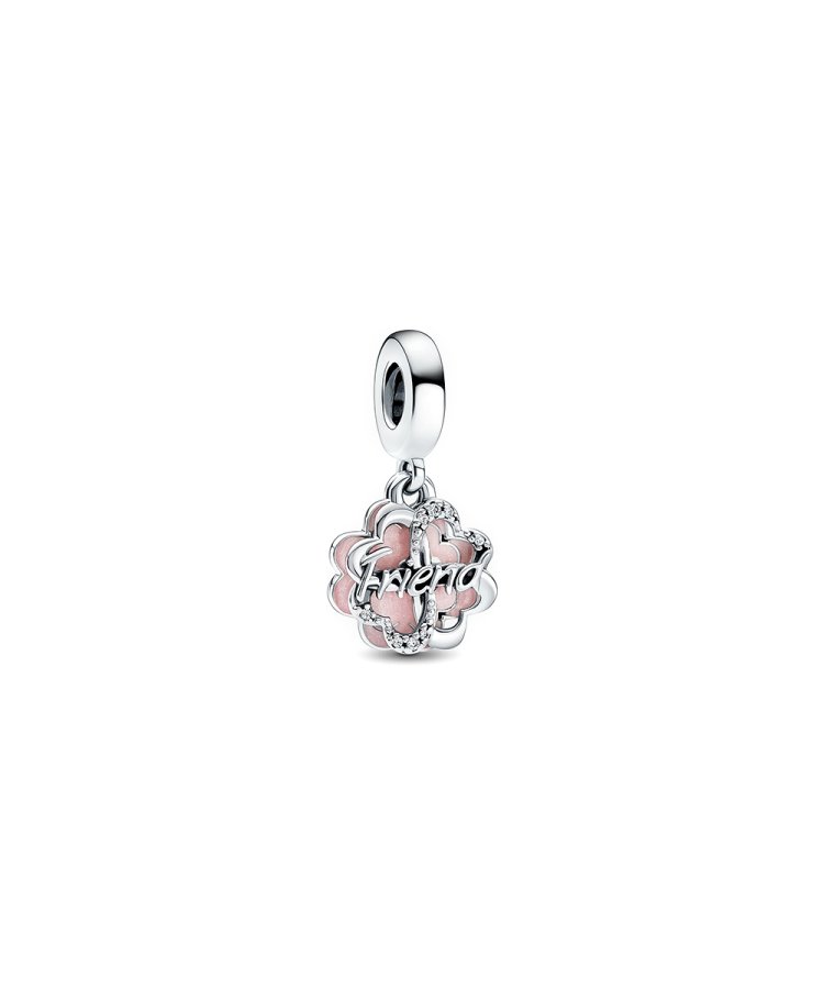 Pandora Four-leaf Clover Friendship Joia Conta Pendente Pulseira Mulher ...