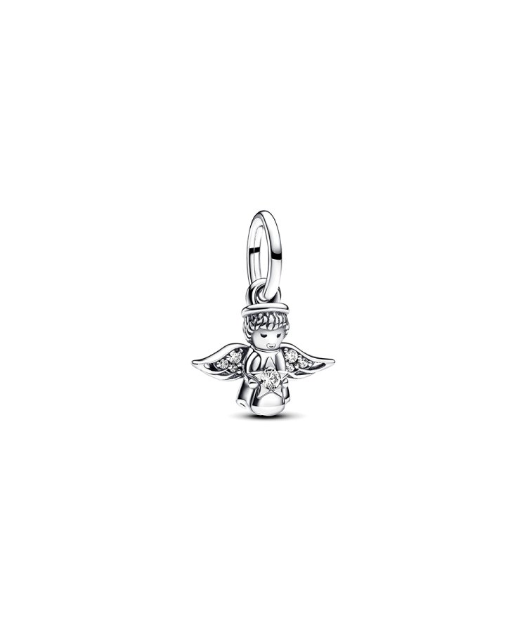 Pandora Sparkling Angel Joia Conta Pendente Pulseira Mulher 793598C01 ...