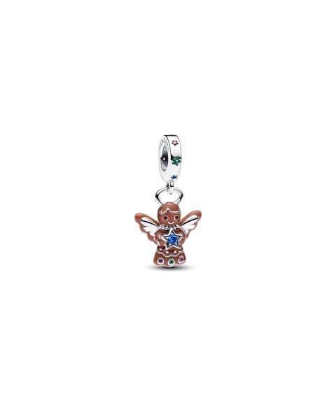 Pandora Gingerbread Angel Joia Conta Pendente Pulseira Mulher 794247C01 ...