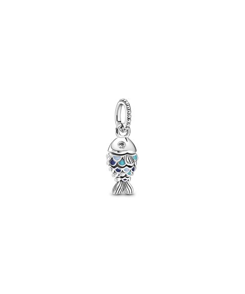 Pandora Blue Scaled Fish Joia Conta Pendente Pulseira 799428C01 ...