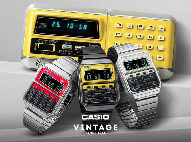 Imagem Menu Casio Vintage - Relógios